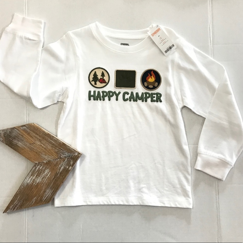 NEW Gymboree Happy Camper l/s  5t boys YOSEMITE